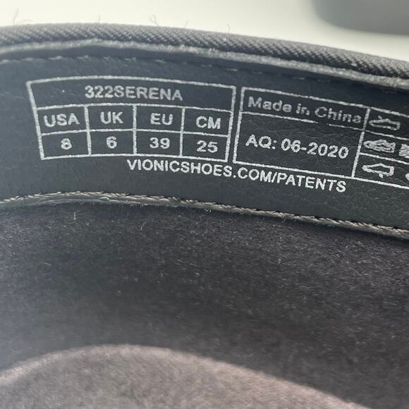 Vionic Joy Serena Bootie Ankle Boot Zipper Black Suede Heel Casual Womens 8 - Picture 7 of 8